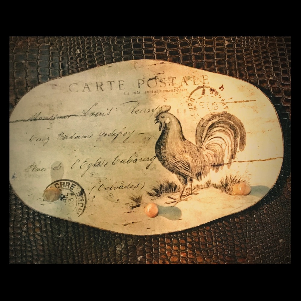 🇫🇷Quaint French Country Pot Holder or Key Holder🇫🇷